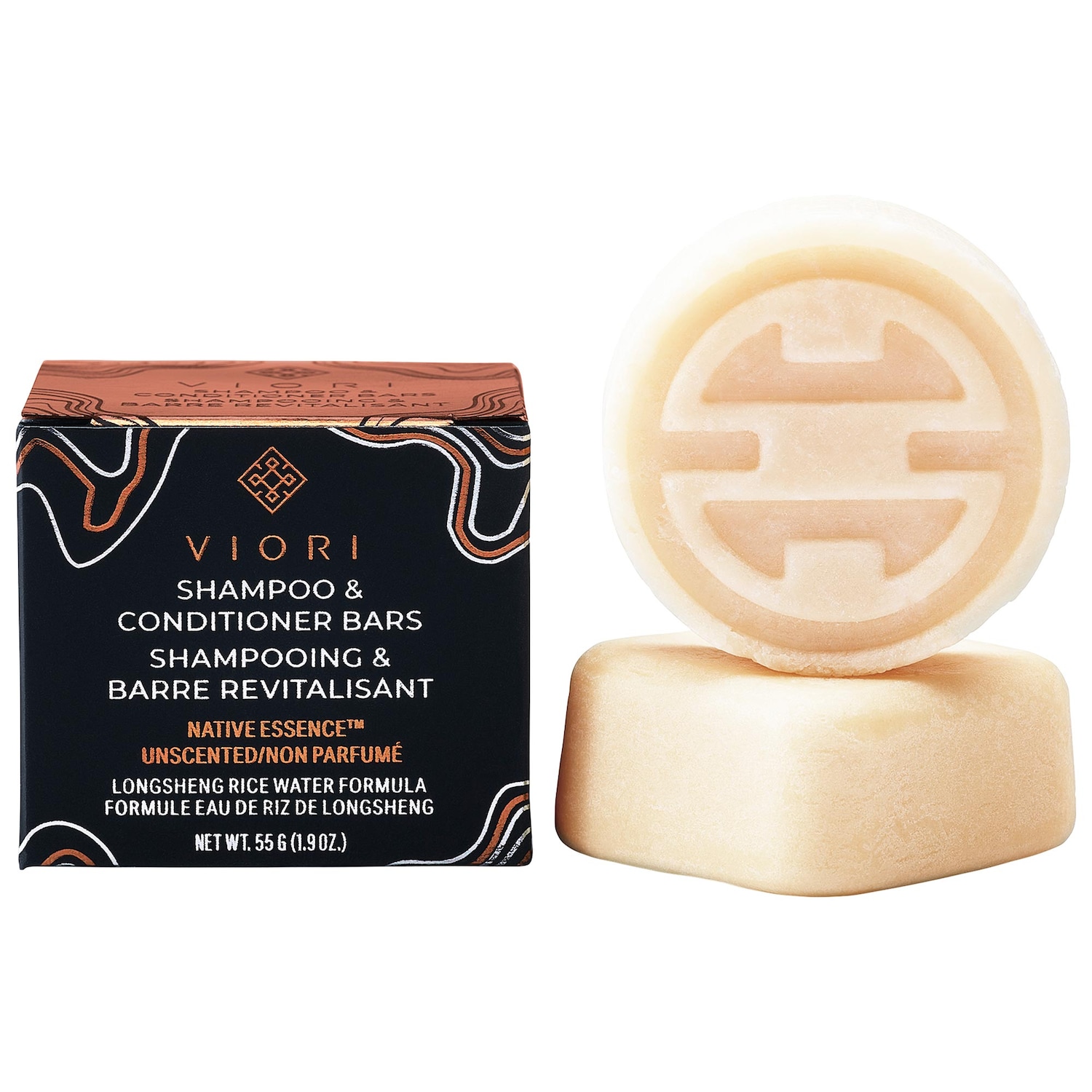 Мини-набор твёрдых шампуня и кондиционера Viori Native Essence — фото 1