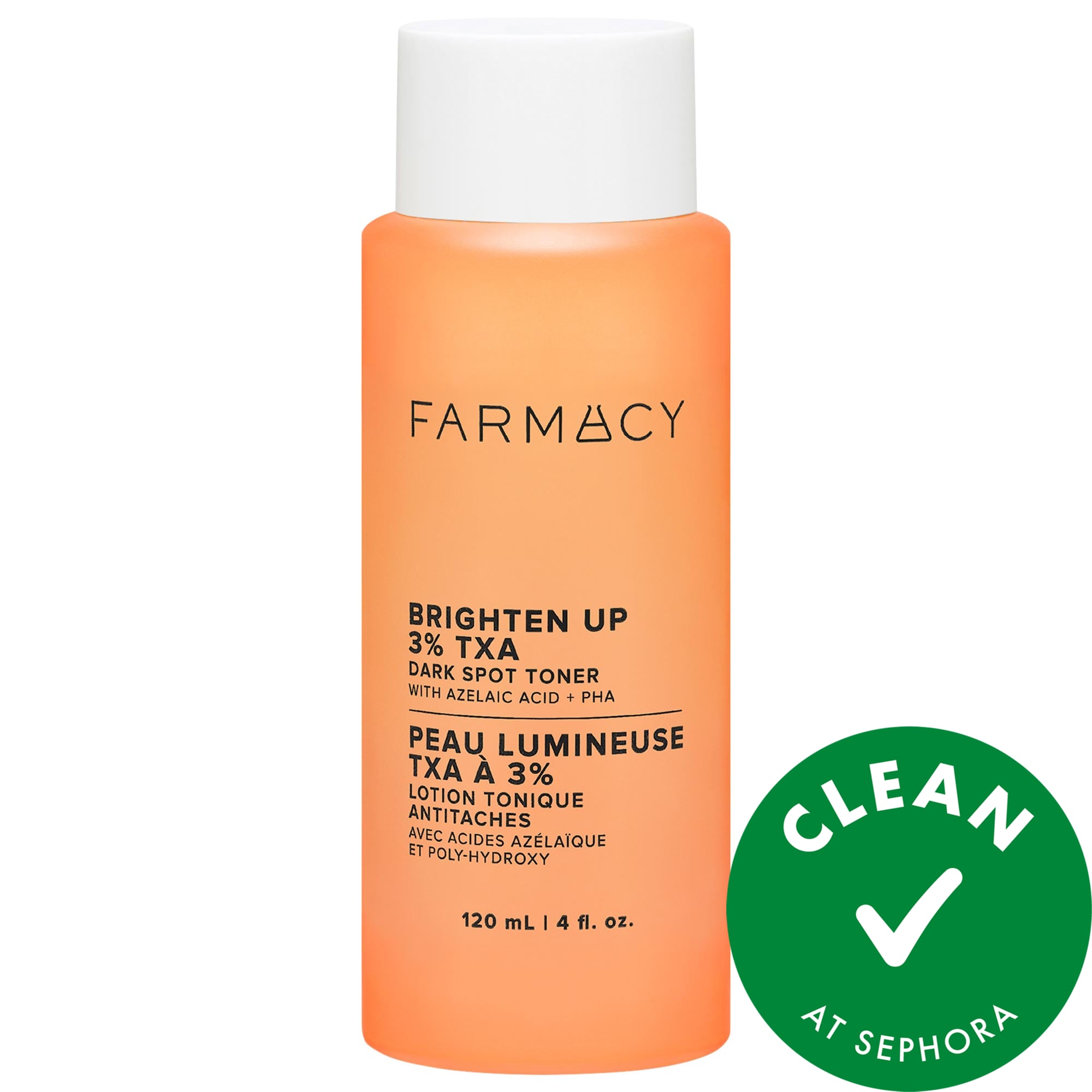 Farmacy Brighten Up 3% TXA Dark Spot Toner with Azelaic Acid 4 oz / 120 mL