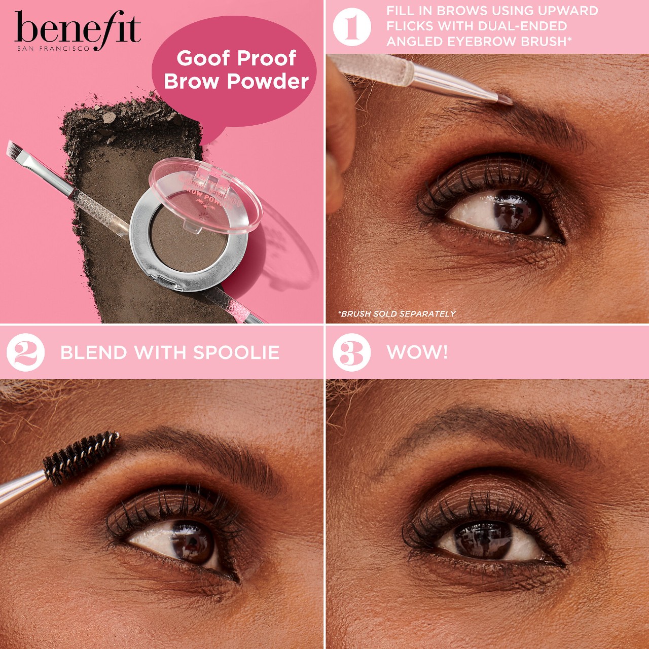 Goof Proof Waterproof Brow-Filling Powder