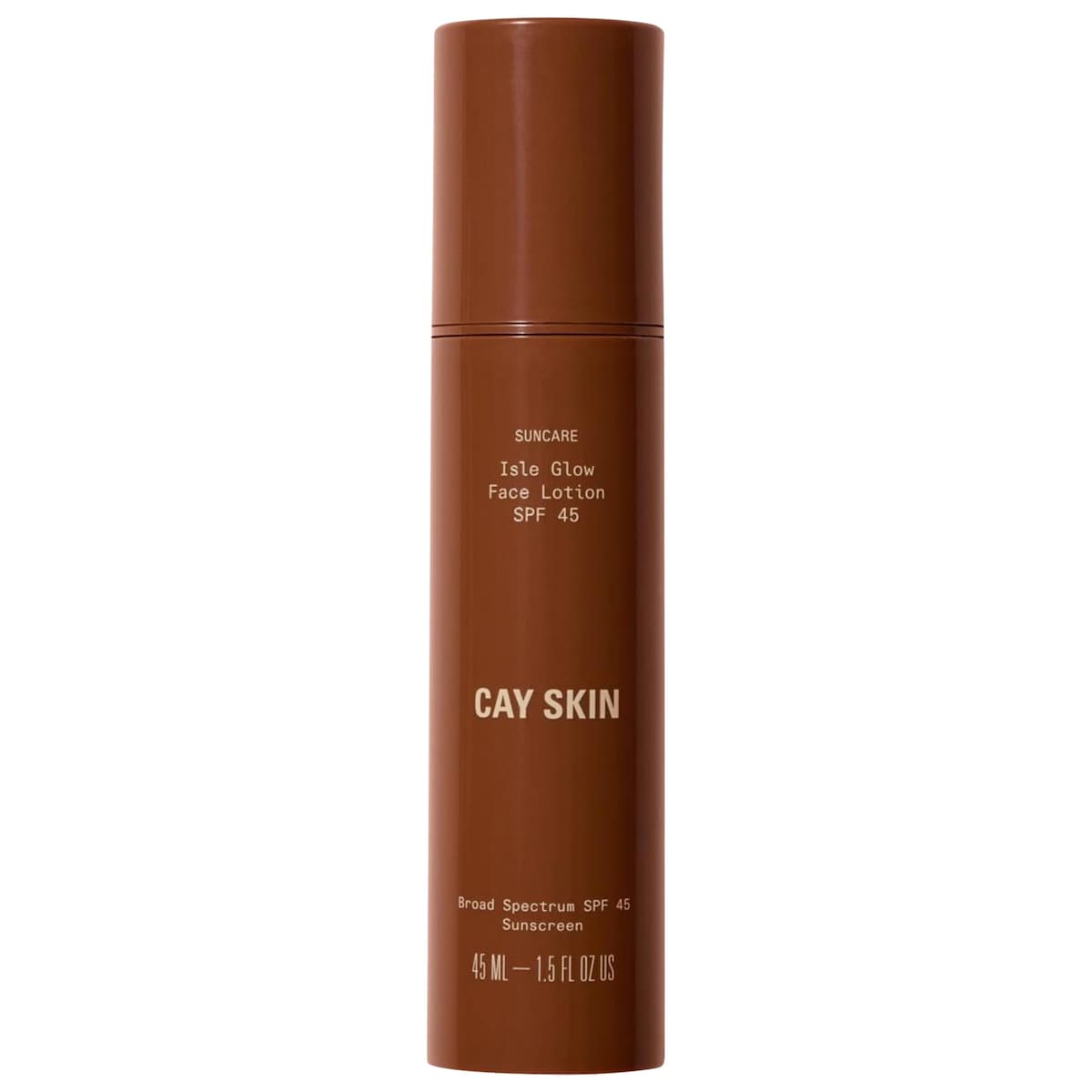 CAY SKIN Isle Glow Face Sunscreen Moisturizer SPF 45 with Sea Moss and Niacinamide