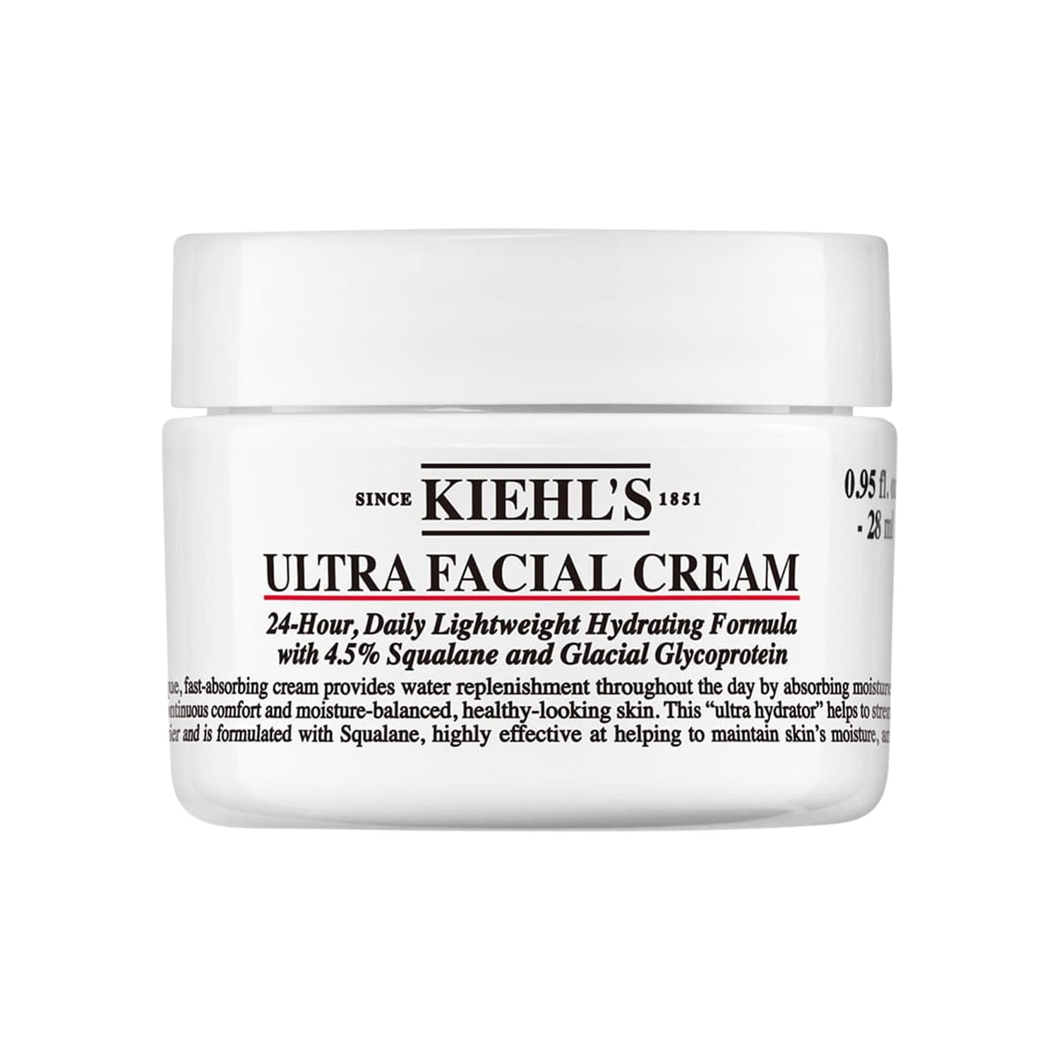 Мини-увлажняющий крем Kiehl's Since 1851 Ultra Facial со скваланом, сменный блок