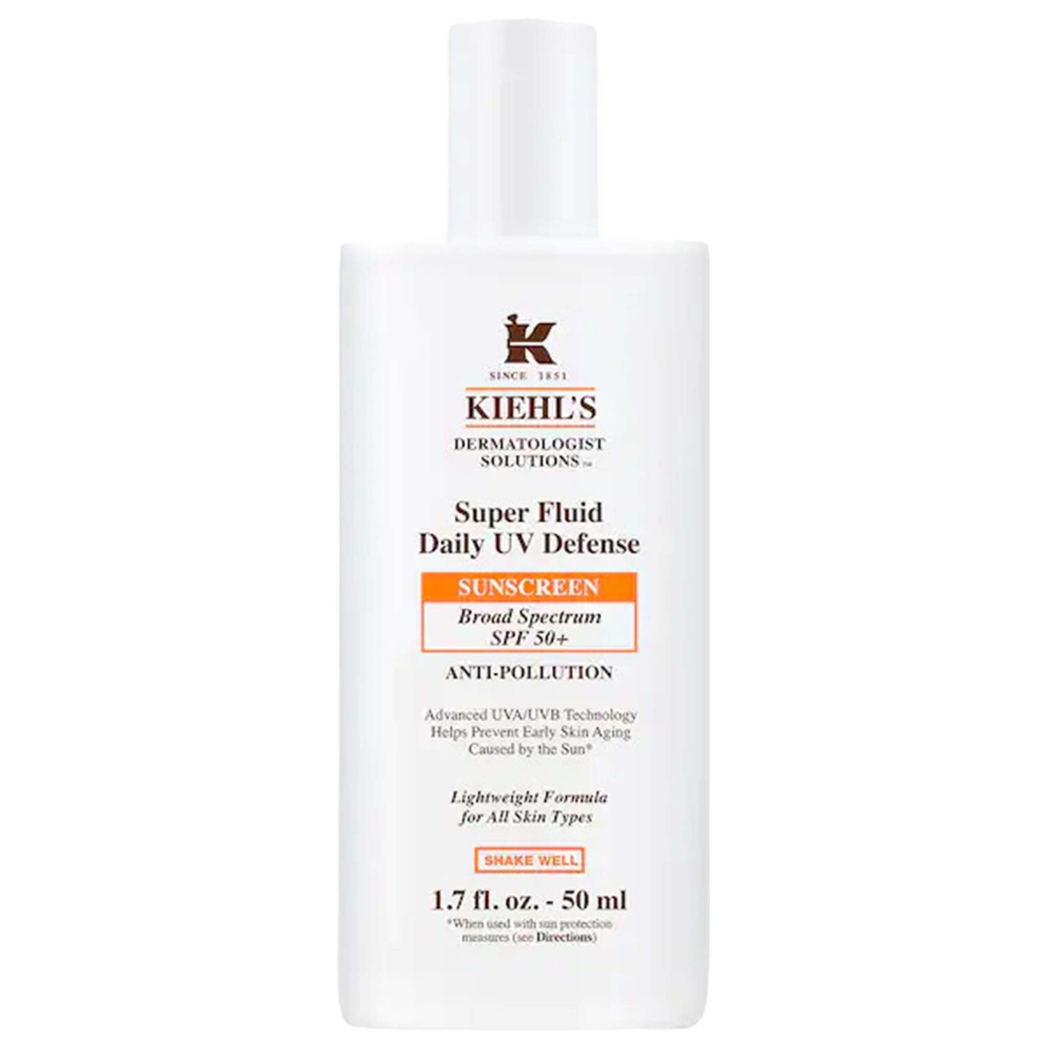 Ежедневный солнцезащитный флюид SPF 50+ Kiehl's Since 1851 Super Fluid UV Defense