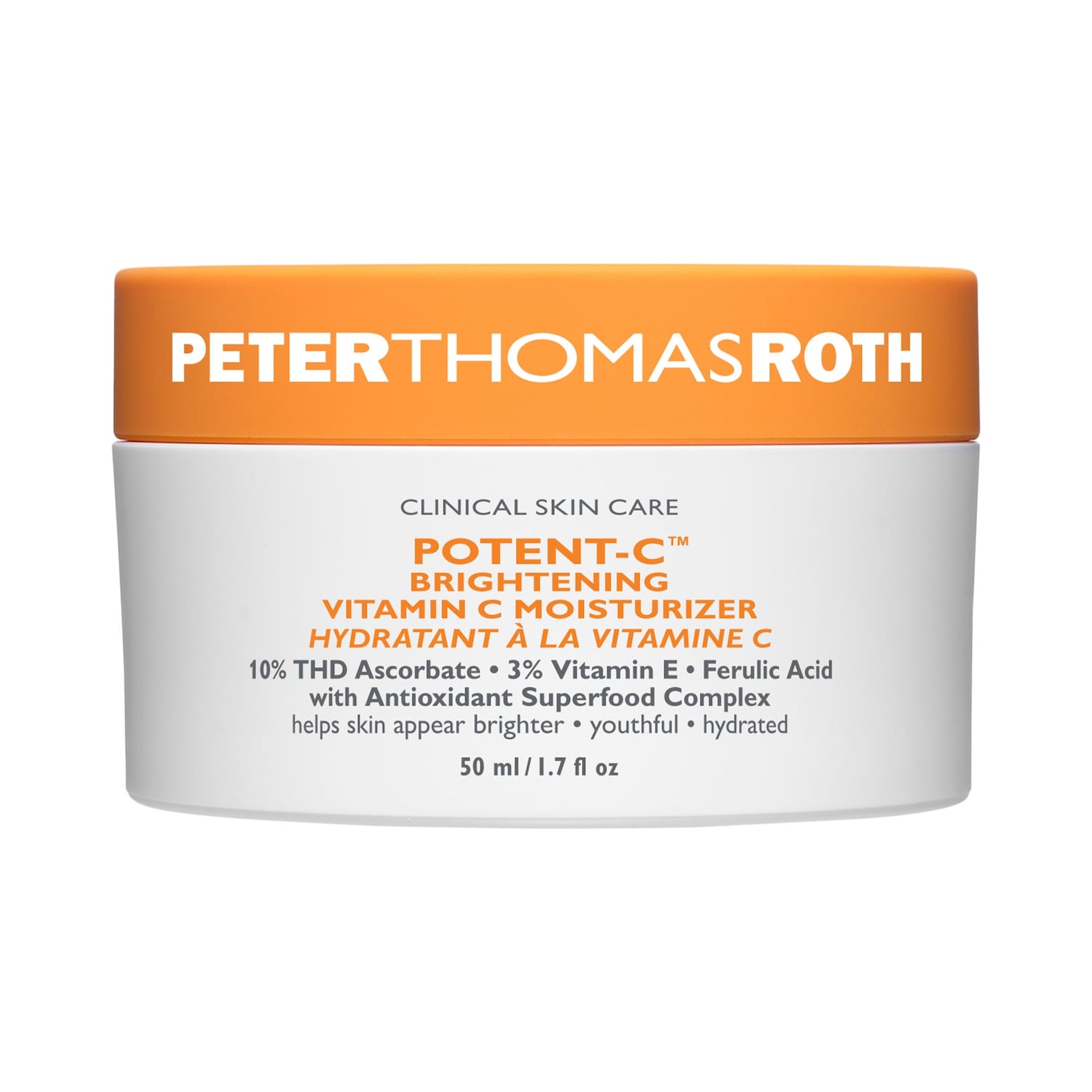Осветляющий увлажняющий крем с витамином C Peter Thomas Roth Potent-C