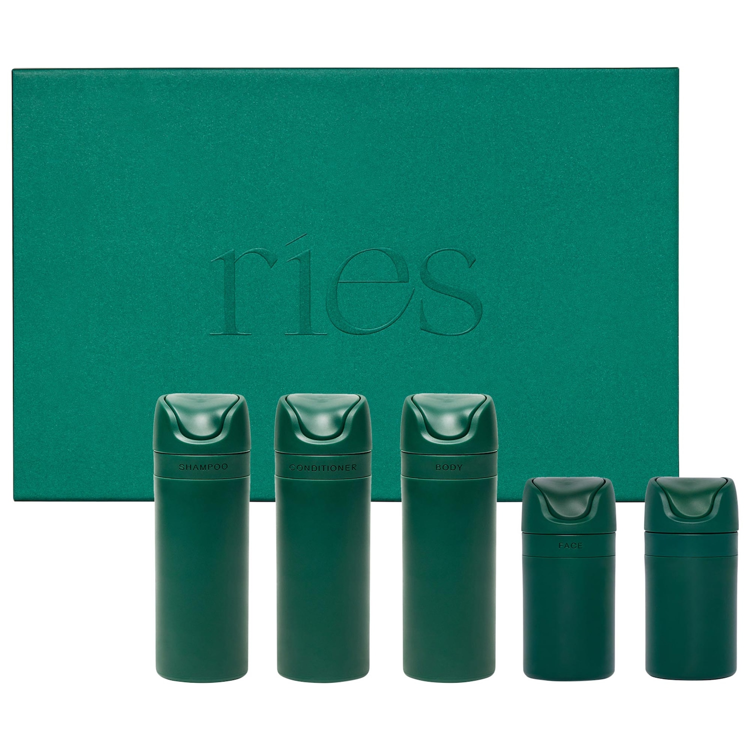 Набор многоразовых дорожных контейнеров Ries The Essential, Green — фото 1