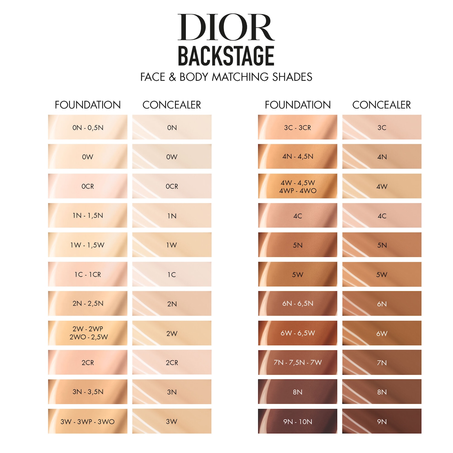 Backstage Face & Body Foundation