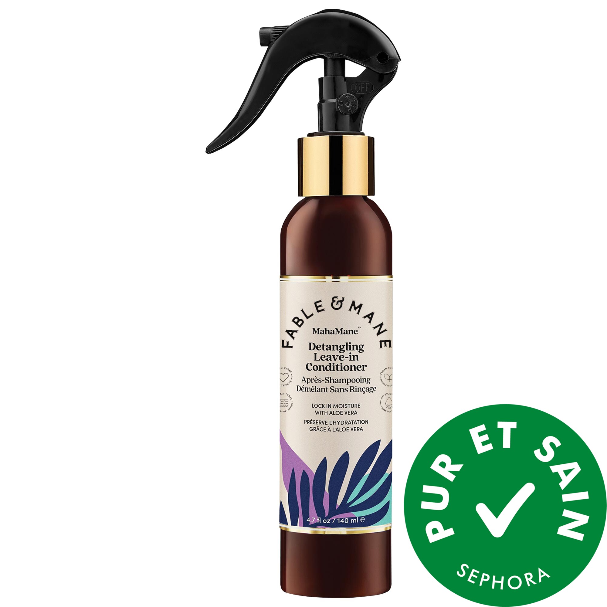 Fable & Mane Revitalisant démêlant sans rinçage MahaMane 4.7 oz / 140 ml