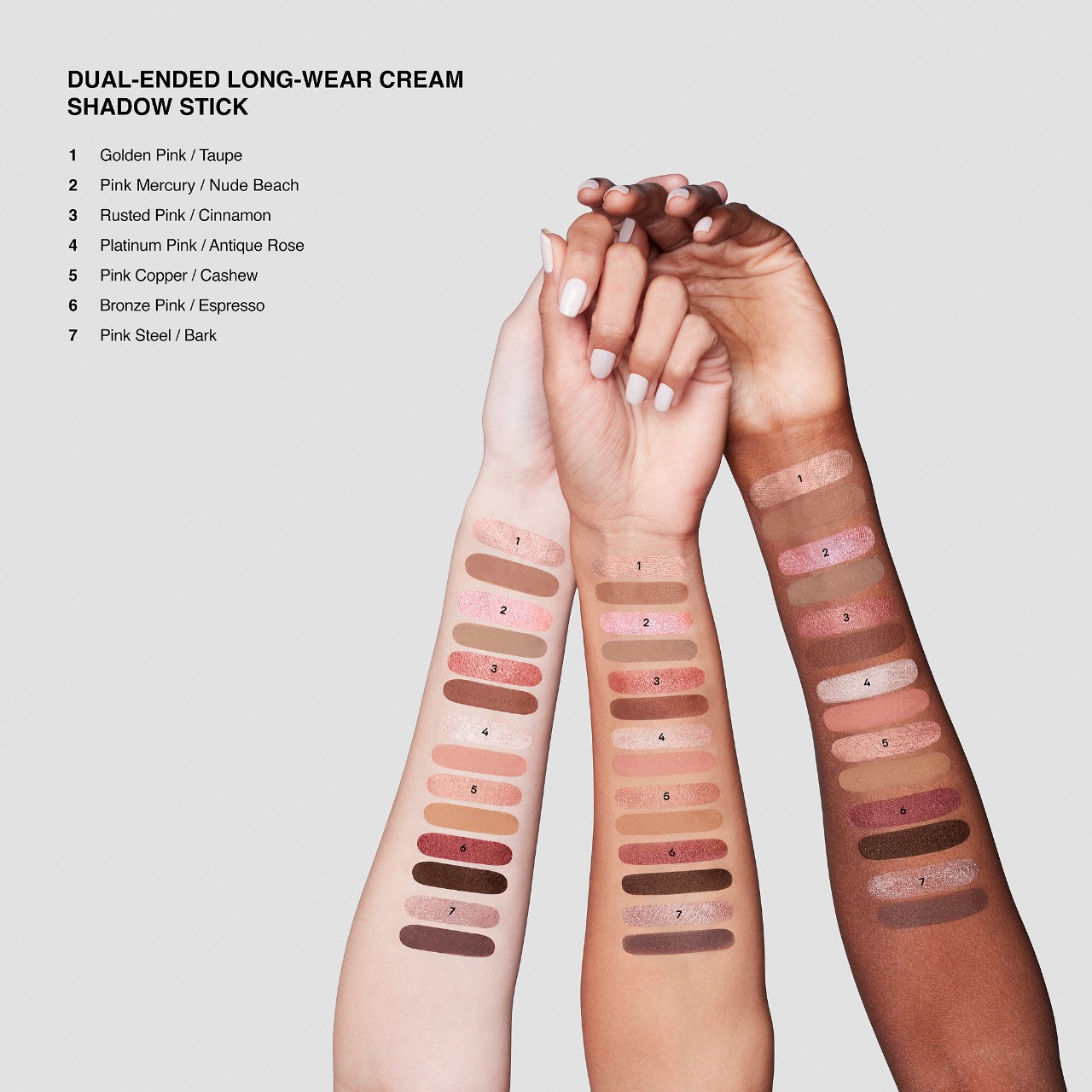 Bobbi Brown DualEnded LongWear Waterproof Cream Eyeshadow Stick Pike and Rose