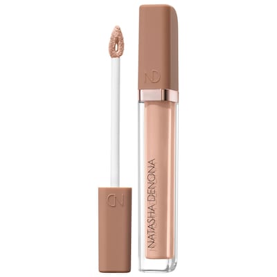 Natasha Denona - Hy-Glam Brightening & Hydrating Medium to Full Coverage Crease Proof Serum Concealer N6 0.25 oz / 7.39 mL
