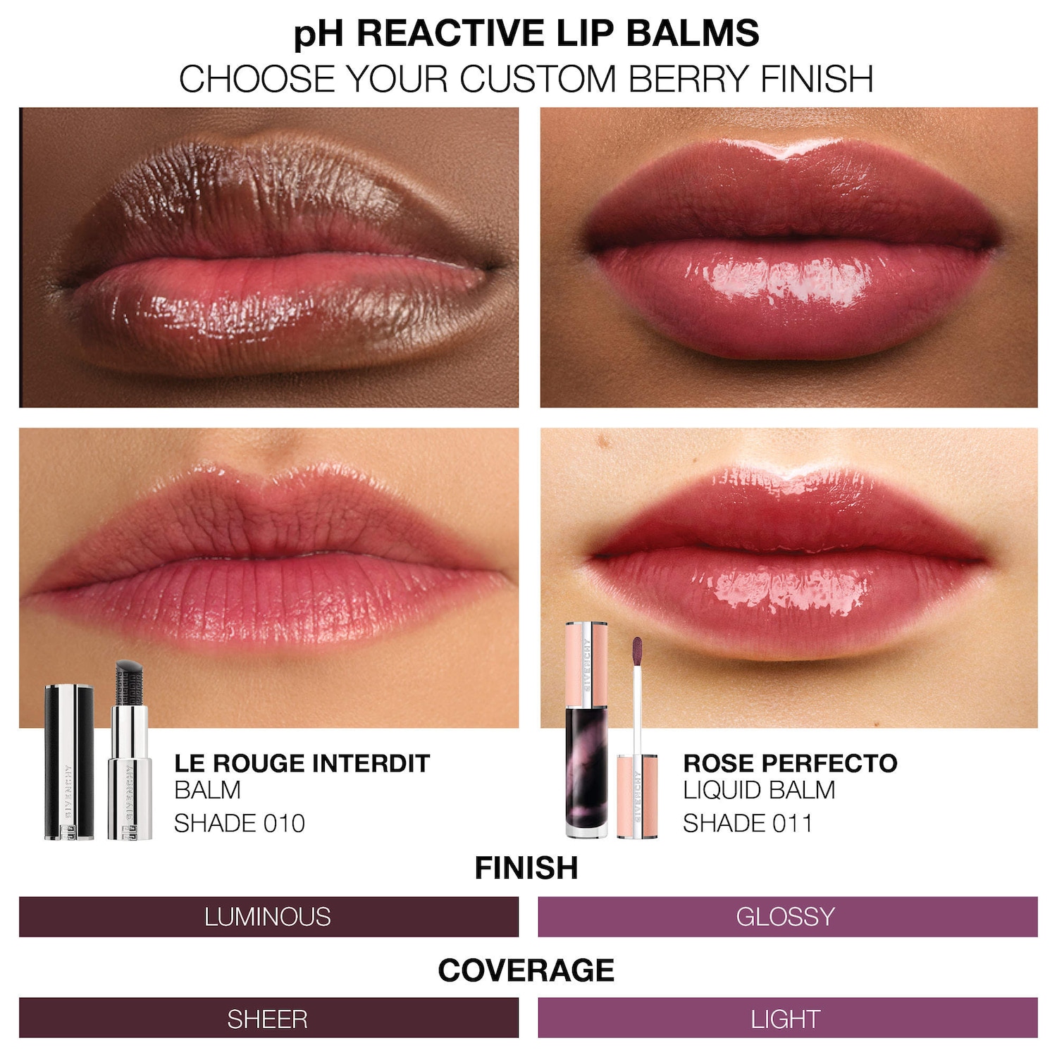 Le Rouge Interdit pH Reactive Hydrating Universal Black Lip Balm  