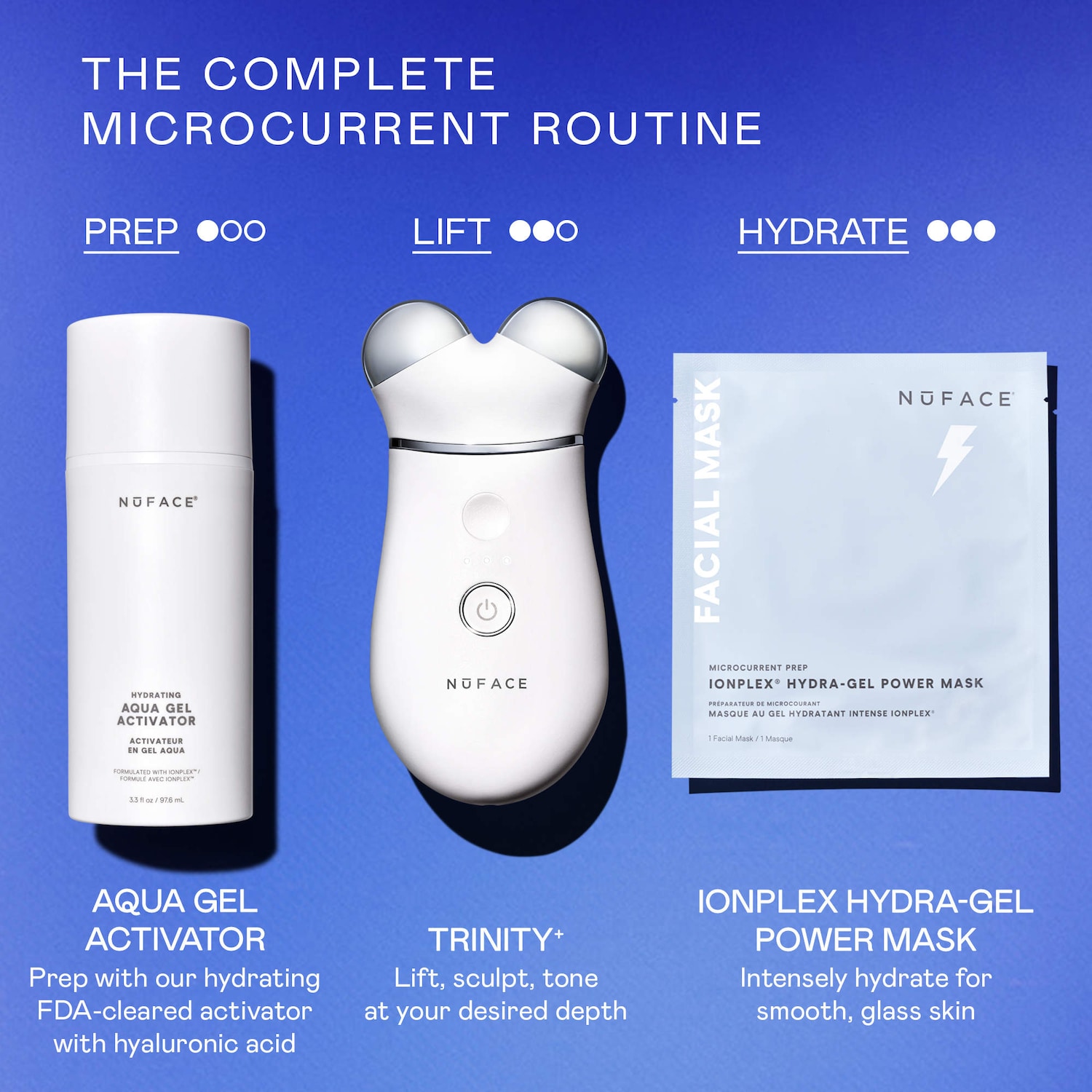 NUFACE® TRINITY+ Starter Kit | Lift & Tighten Facial Microcurrent