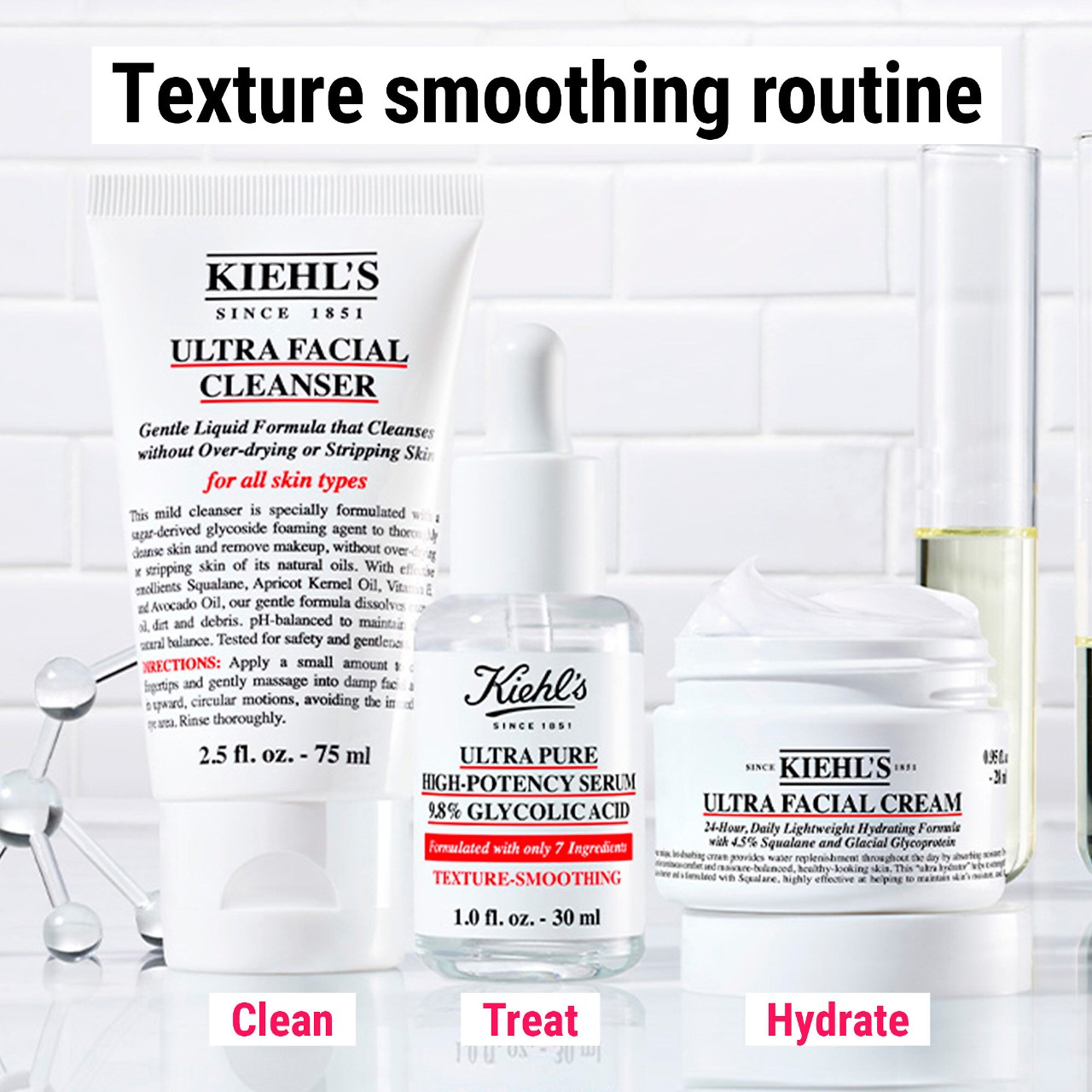 Сыворотка с 9,8% гликолевой кислоты Kiehl's Since 1851 Ultra Pure High-Potency — фото 3