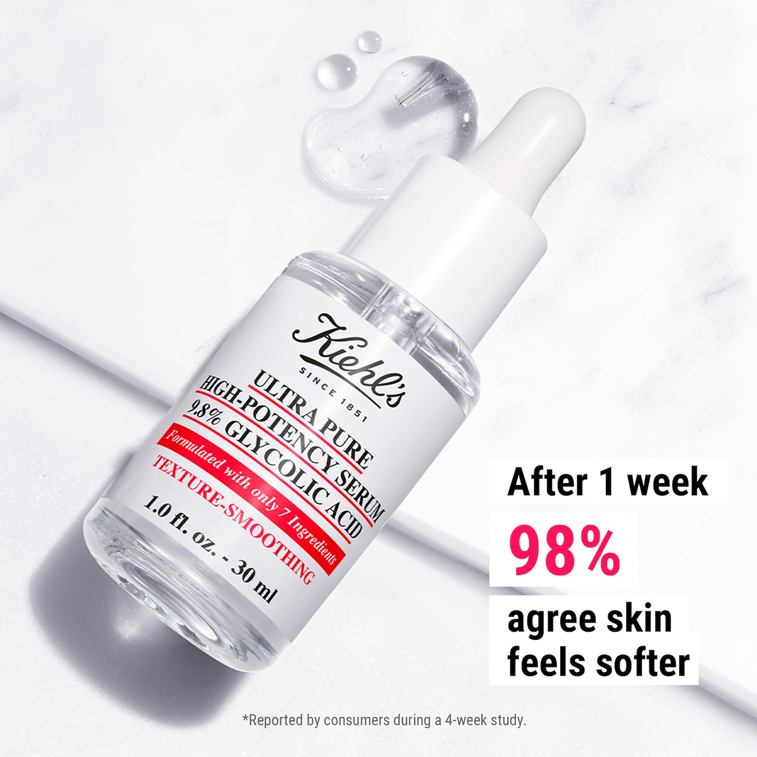 thumbnail image 2 of Instaskincare 15% Glycolic Acid Face Serum – Professional Size 8oz – Tone & Radiance Booster 2 of 4