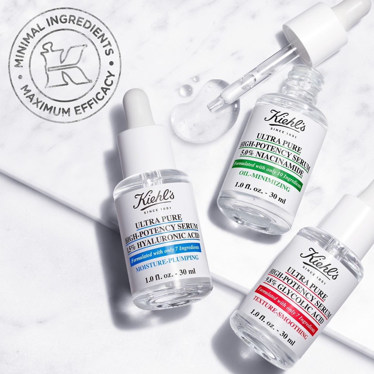 Сыворотка с 9,8% гликолевой кислоты Kiehl's Since 1851 Ultra Pure High-Potency — фото 6
