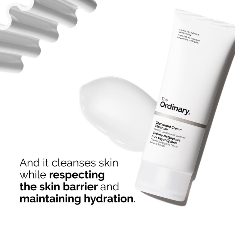 Glycolipid Cream Cleanser for Dry Skin and Makeup Removal thumbnail 4