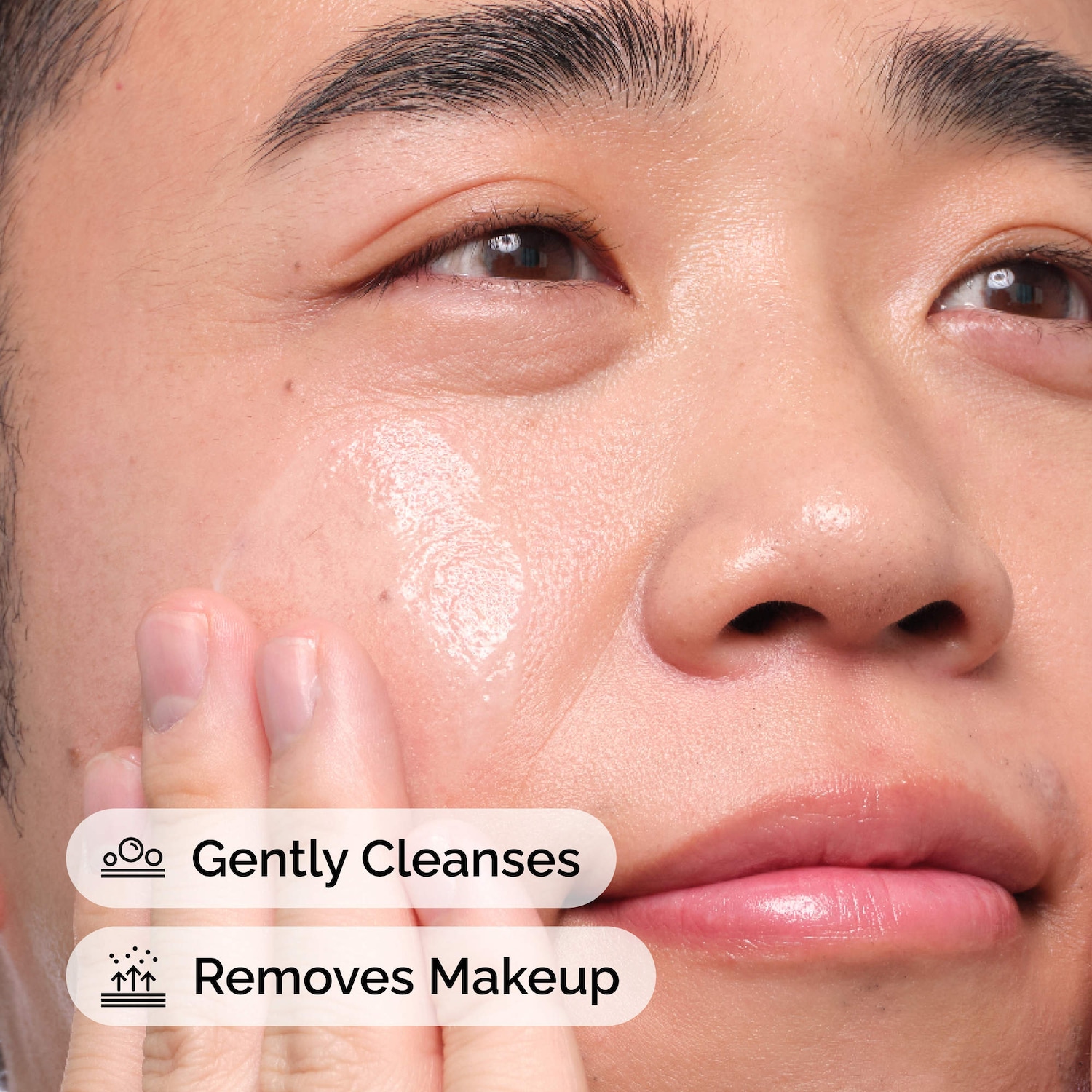 Glycolipid Cream Cleanser for Dry Skin and Makeup Removal