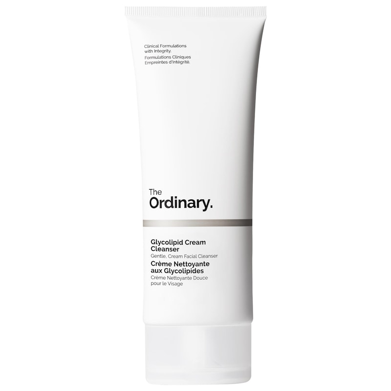 Glycolipid Cream Cleanser for Dry Skin and Makeup Removal