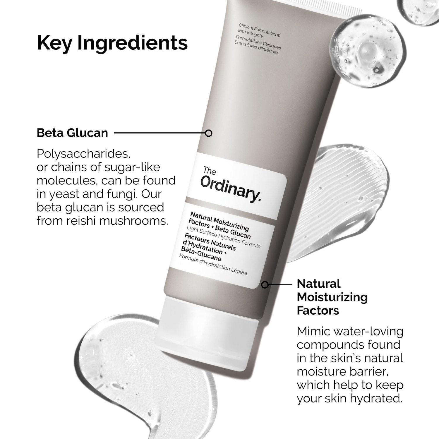 Лёгкий увлажняющий гель-крем The Ordinary Natural Moisturizing Factors + Beta Glucan — фото 3