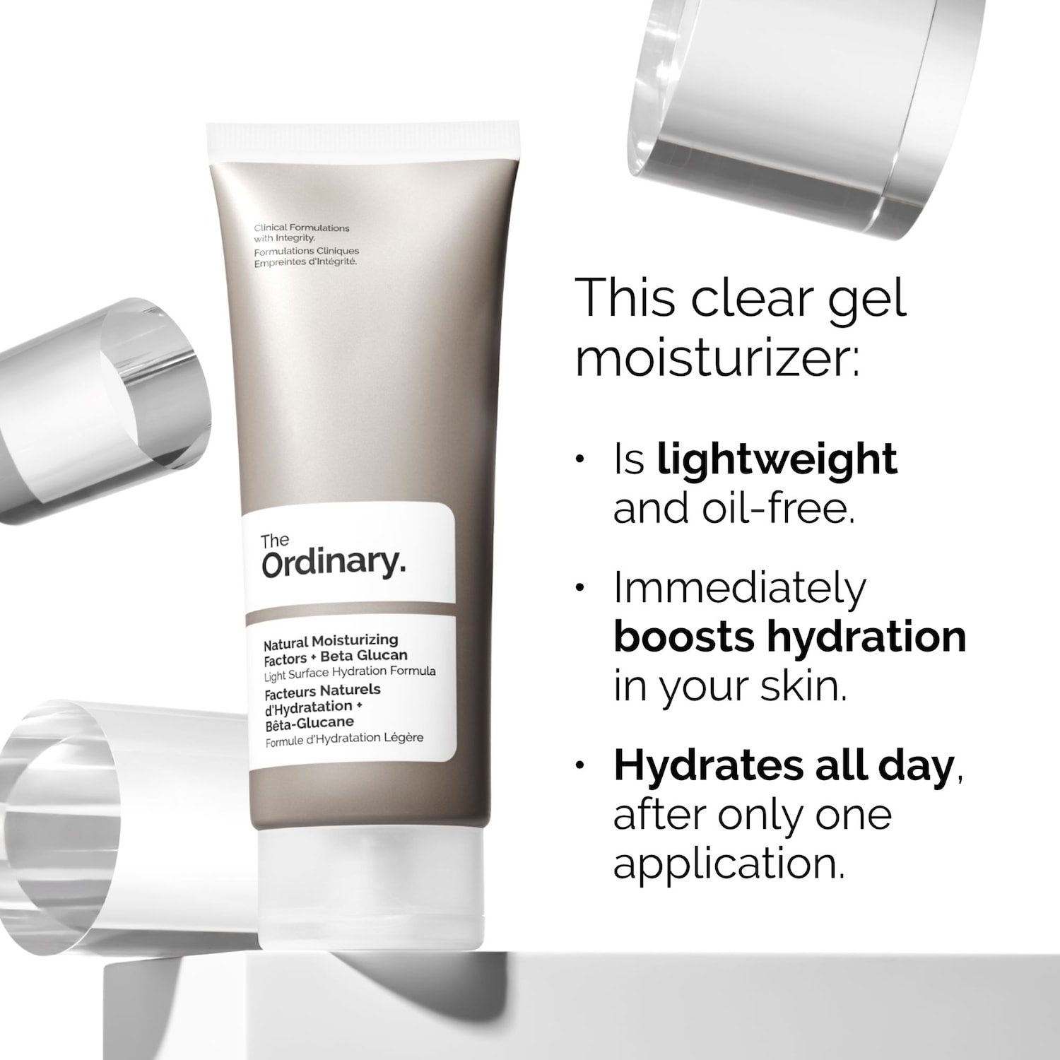 Лёгкий увлажняющий гель-крем The Ordinary Natural Moisturizing Factors + Beta Glucan — фото 4