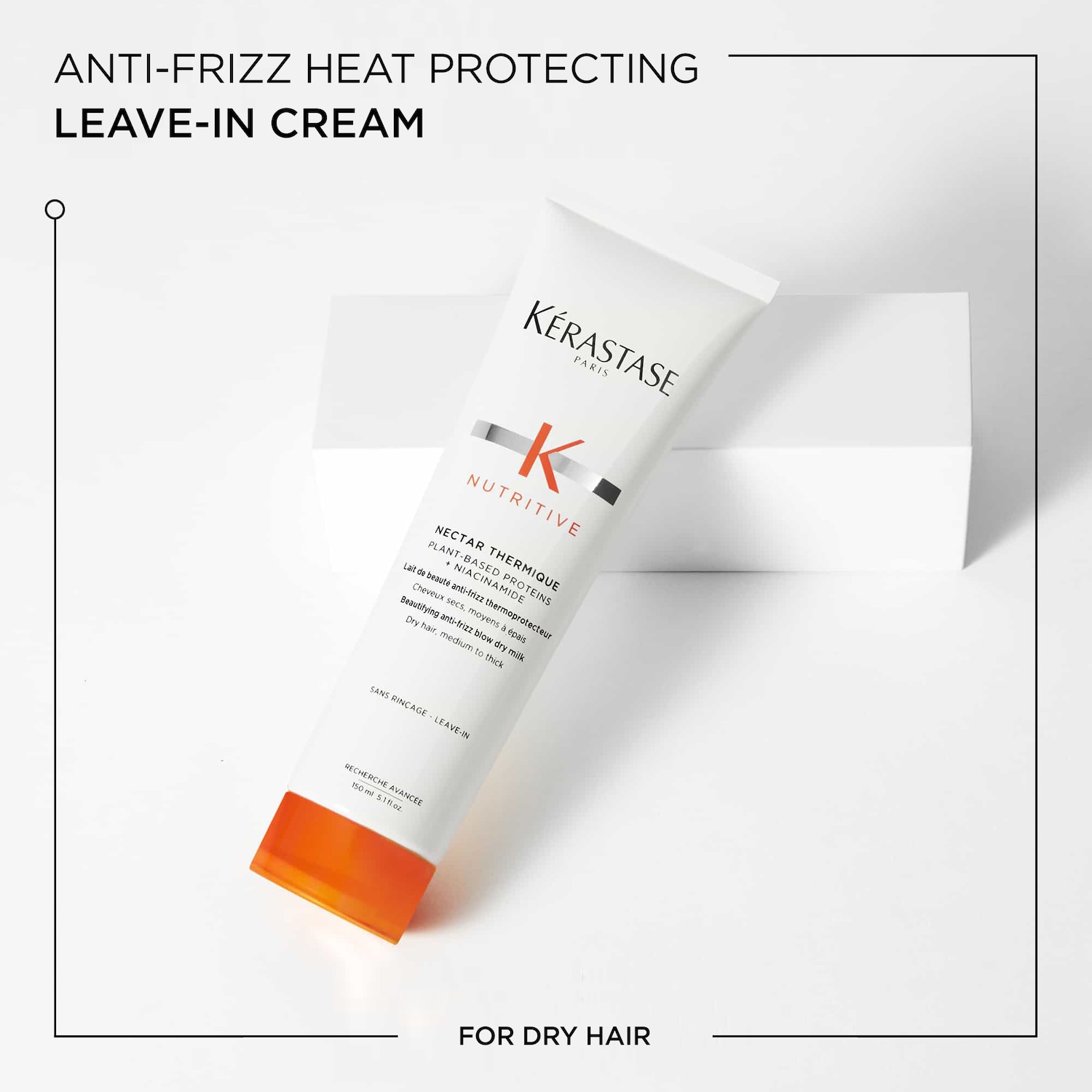 Nutritive Heat Protecting Styling Cream for Dry Hair