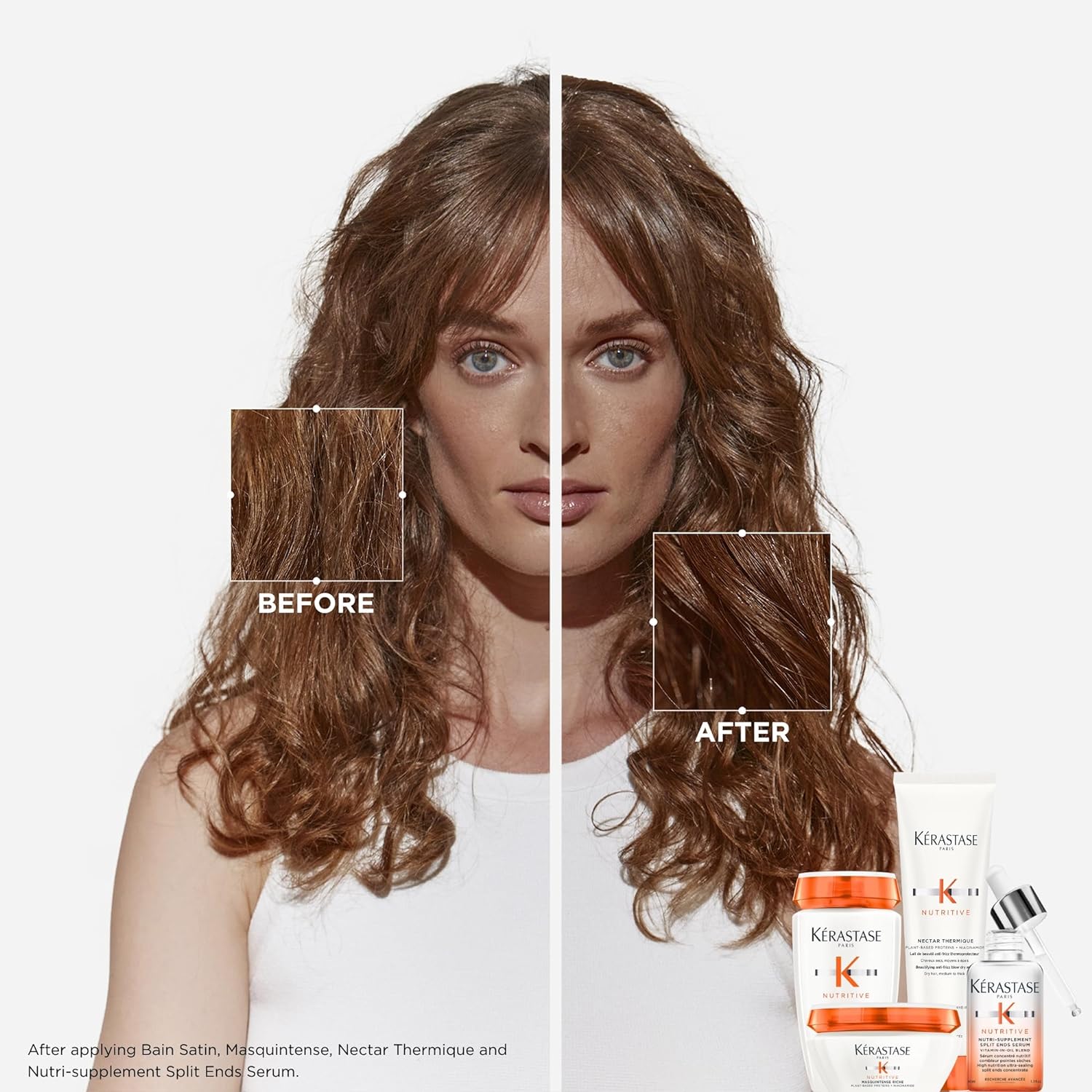 Nutritive Heat Protecting Styling Cream for Dry Hair