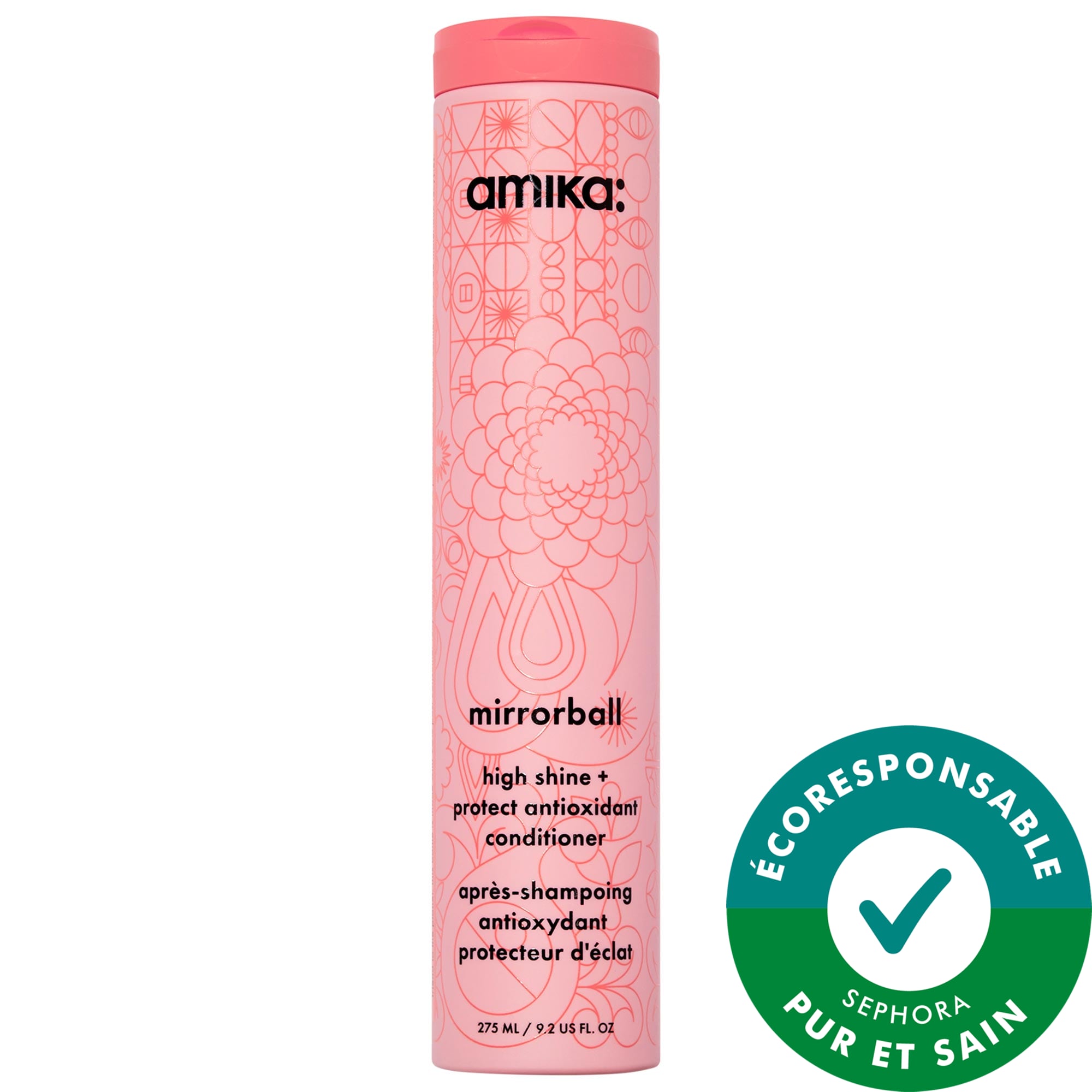 amika Revitalisant antioxydant Mirrorball Éclat maximal + Protection 9.2 oz / 275 ml