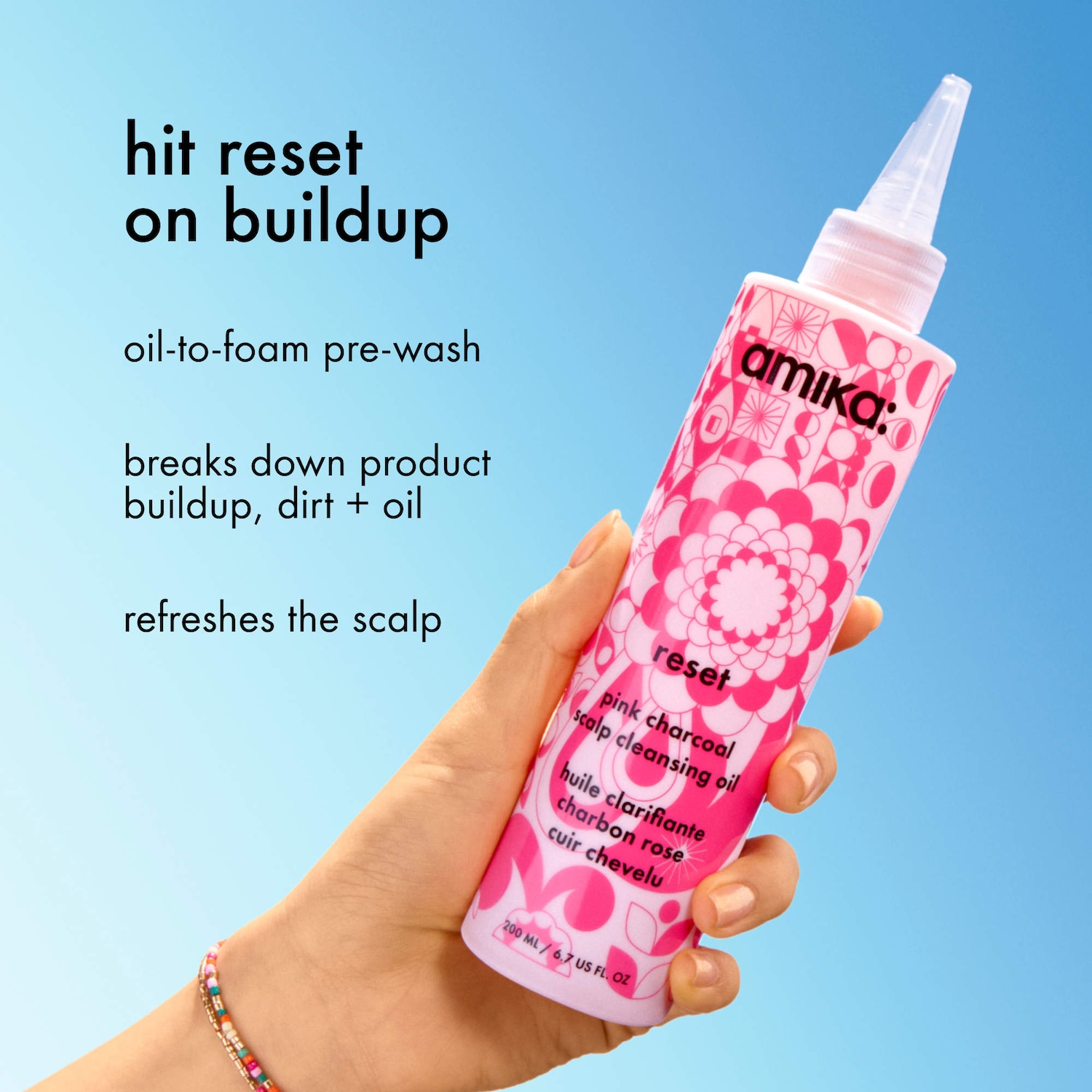 Reset Cleansing Oil - amika | Sephora
