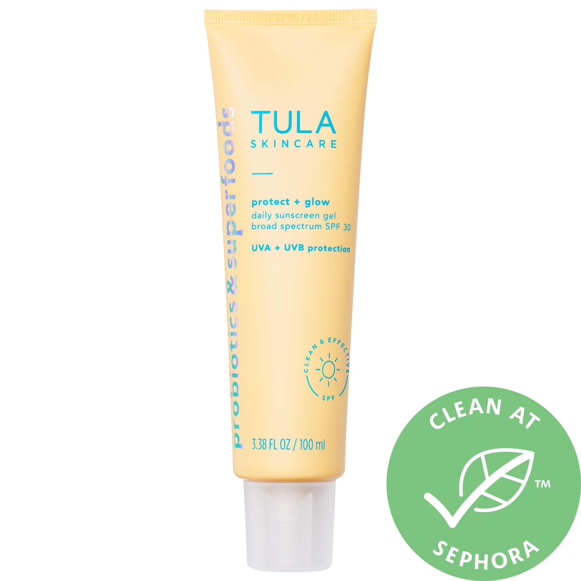 TULA Skincare Protect + Glow Daily Sunscreen Gel Broad Spectrum SPF 30