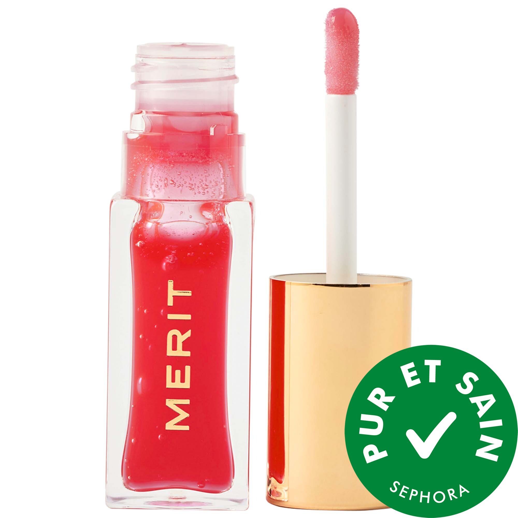 MERIT Huile teintée pour les lèvres hydratante Shade Slick