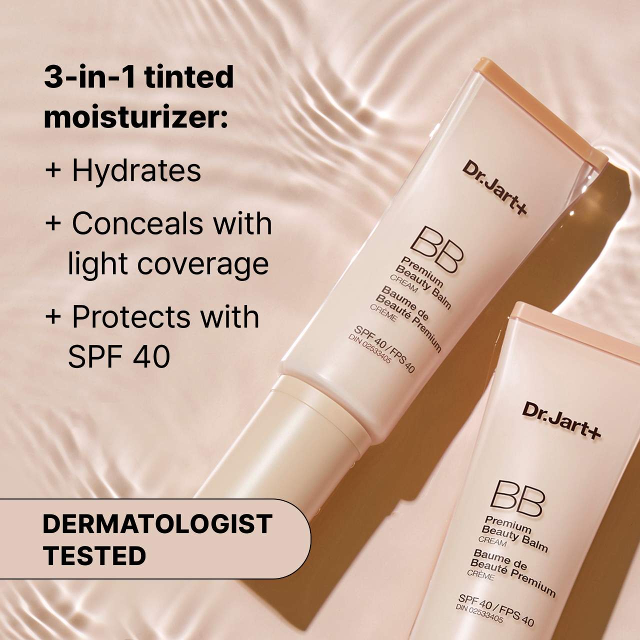 Premium BB All-Day Wear Korean Tinted Moisturizer with SPF 30 - Dr