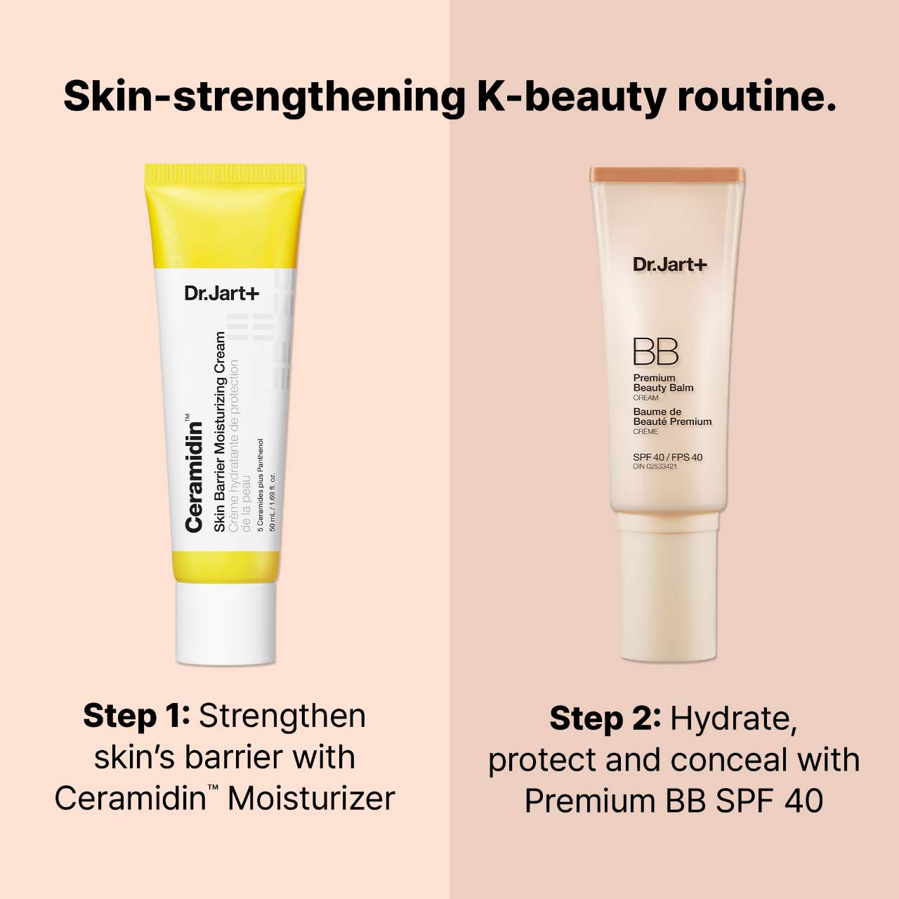 Premium BB Tinted Moisturizer with Niacinamide and SPF 40 - Dr