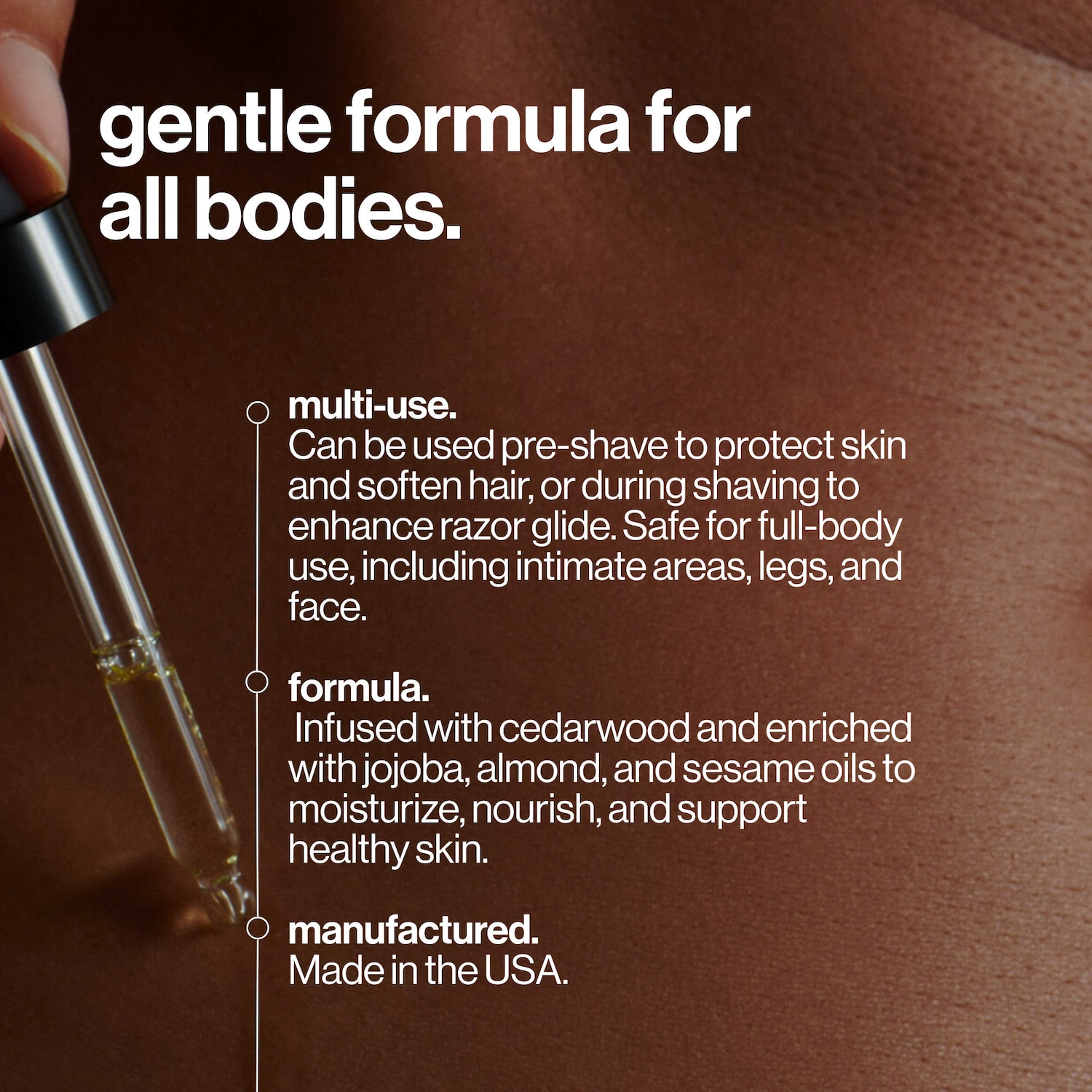 Shave - moisturizing shave oil