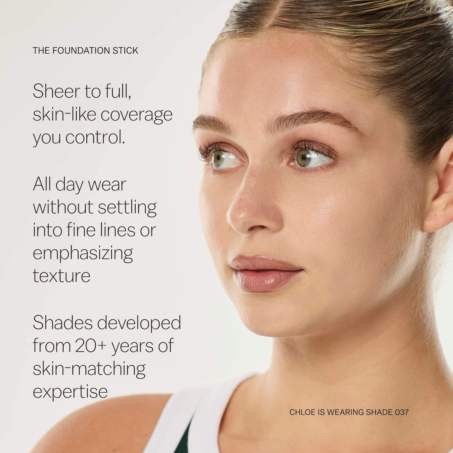 The Foundation Stick for Hydrating, Buildable Coverage and Natural Finish
