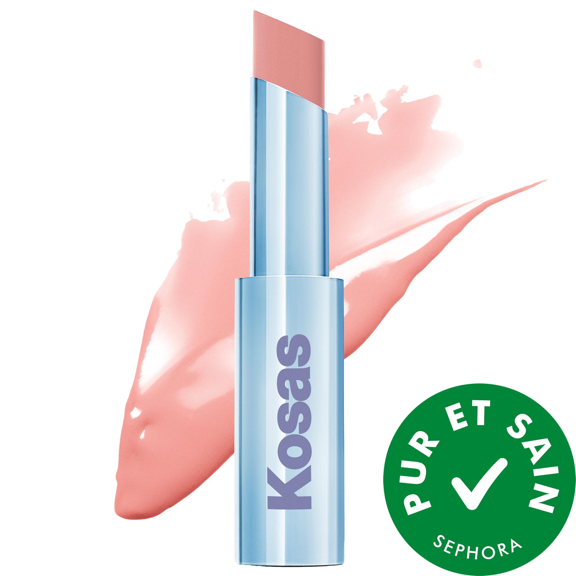 Kosas Brillant à lèvres hydratant Wet Stick avec céramides 0.10 oz / 3 g