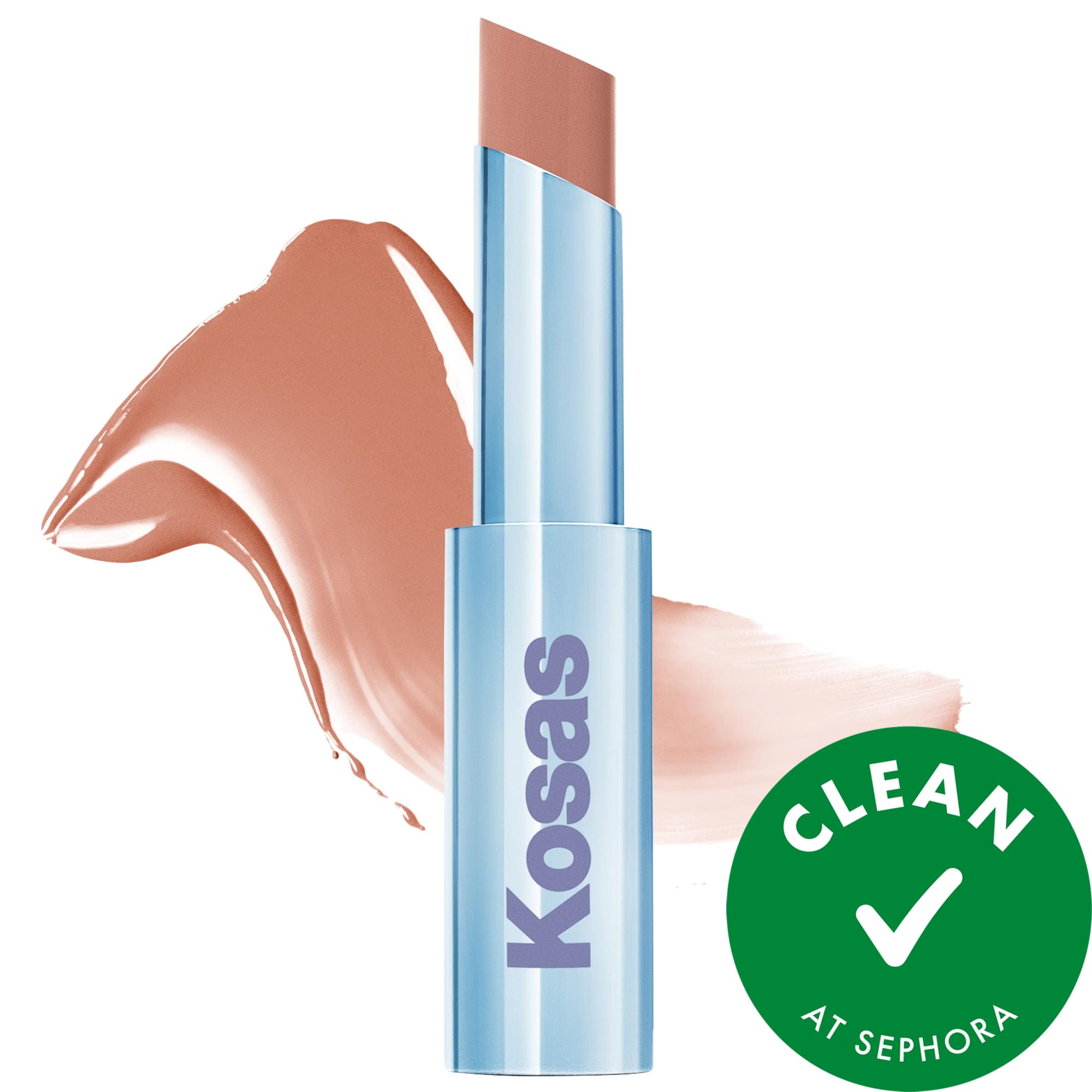 Kosas Wet Stick Moisturizing Shiny Sheer Lipstick with Ceramides 0.10 oz / 3 g