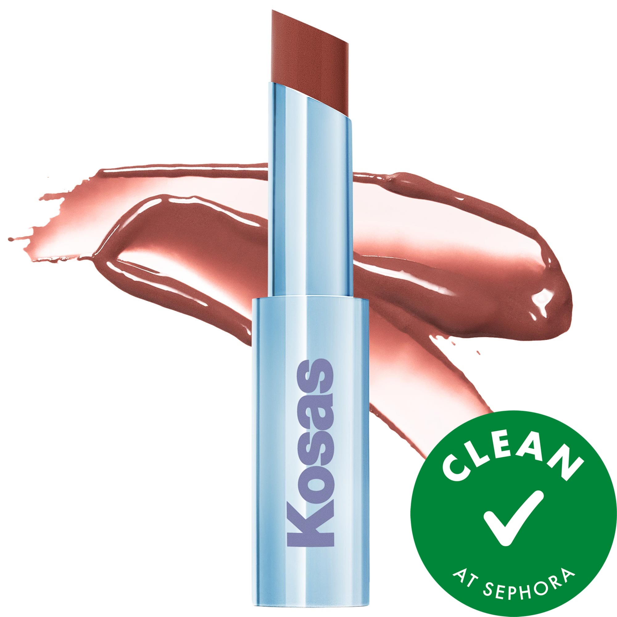 Kosas Wet Stick Moisturizing Shiny Sheer Lipstick with Ceramides 0.10 oz / 3 g
