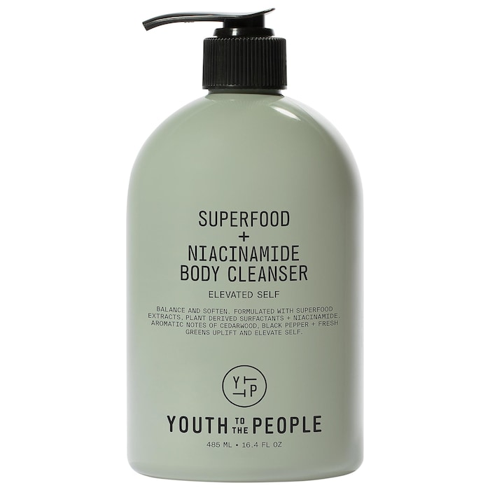 Superfood + Niacinamide Body Cleanser with Antioxidants & Hyaluronic