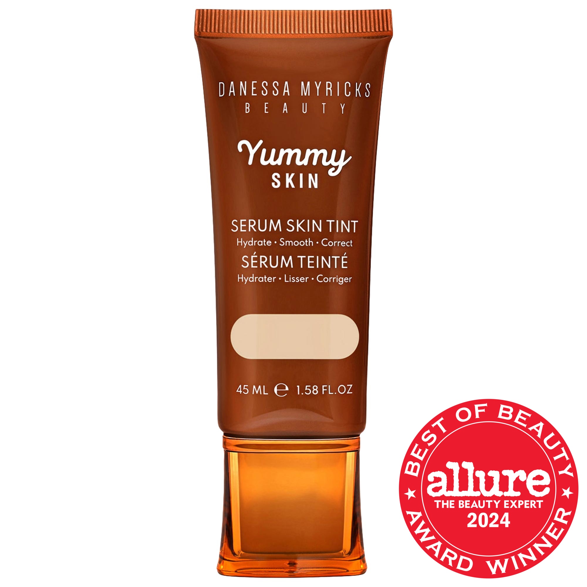 Danessa Myricks Beauty Yummy Skin Soothing Serum Tint Foundation with Peptides + Ceramides 1.58 oz / 45 mL
