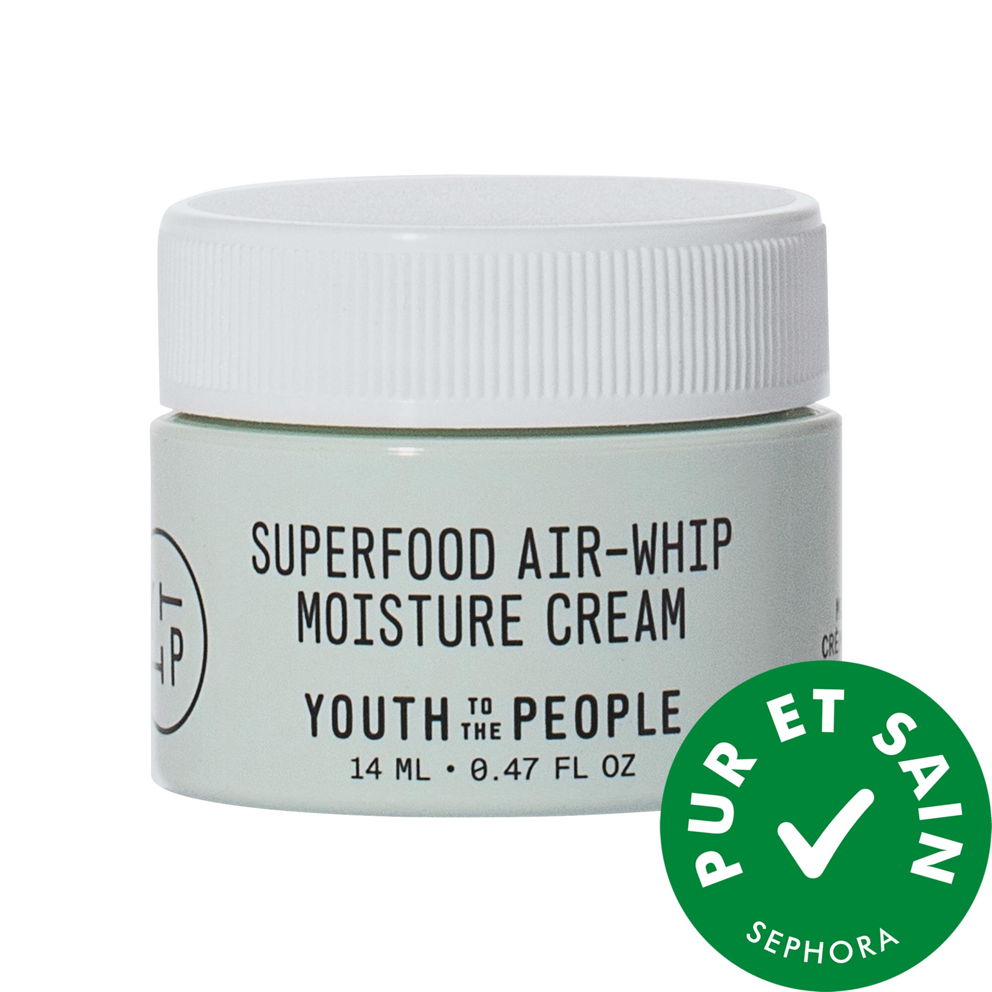 Youth To The People Minihydratant léger pour le visage aux superaliments AirWhip à l'acide hyaluronique 0.47 oz/14 ml