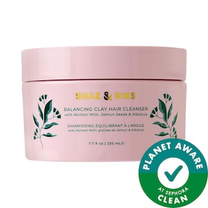 SHAZ & KIKS Balancing Clay Hair Cleanser Shampoo INTERNATIONAL SHIPPING