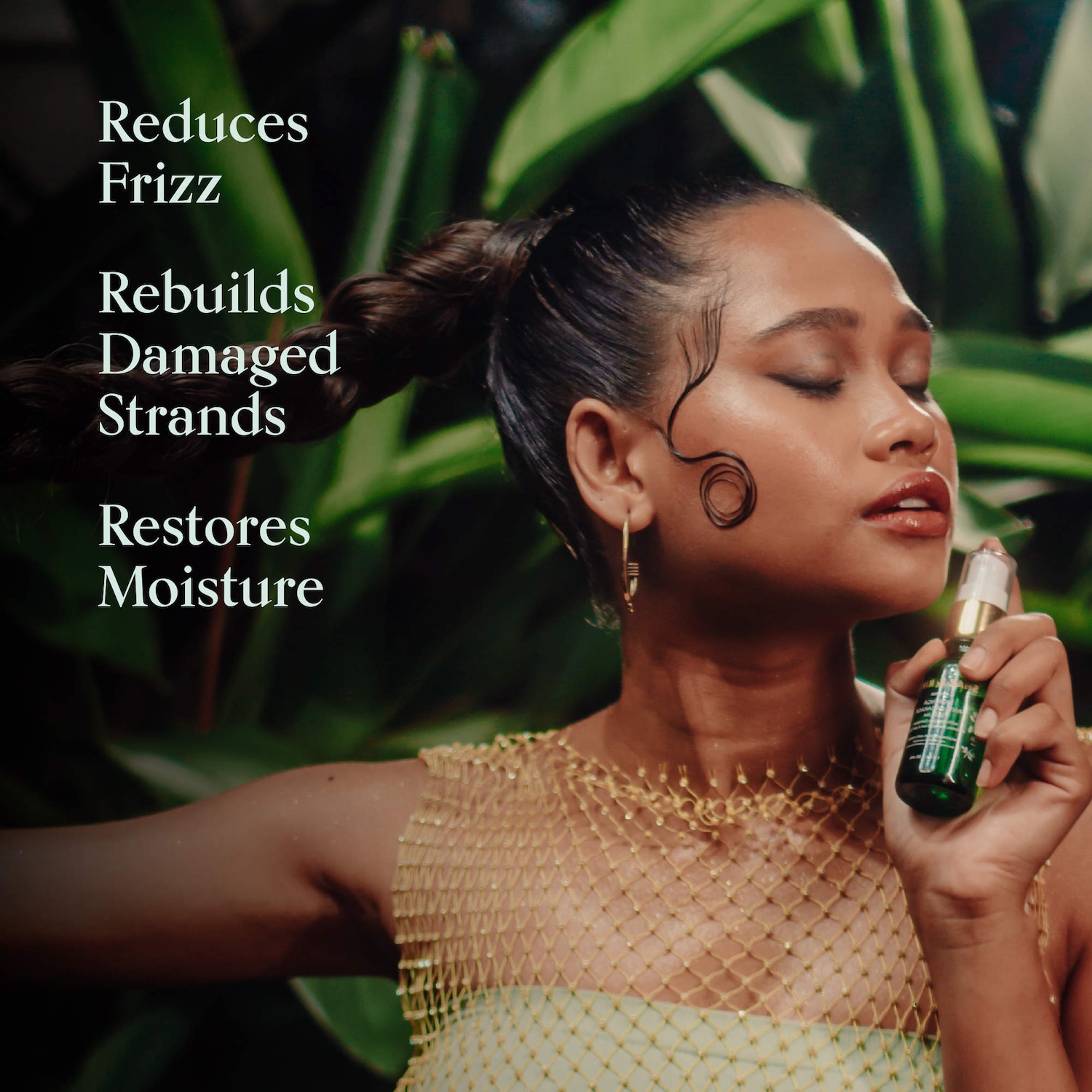 Moringa Anti-Breakage Hair Serum with Peptide Complex - SHAZ