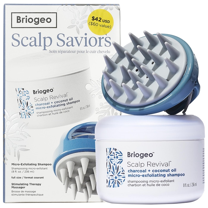 Scalp Revival™ Shampoo + Scalp Massager Gift Set Briogeo Sephora