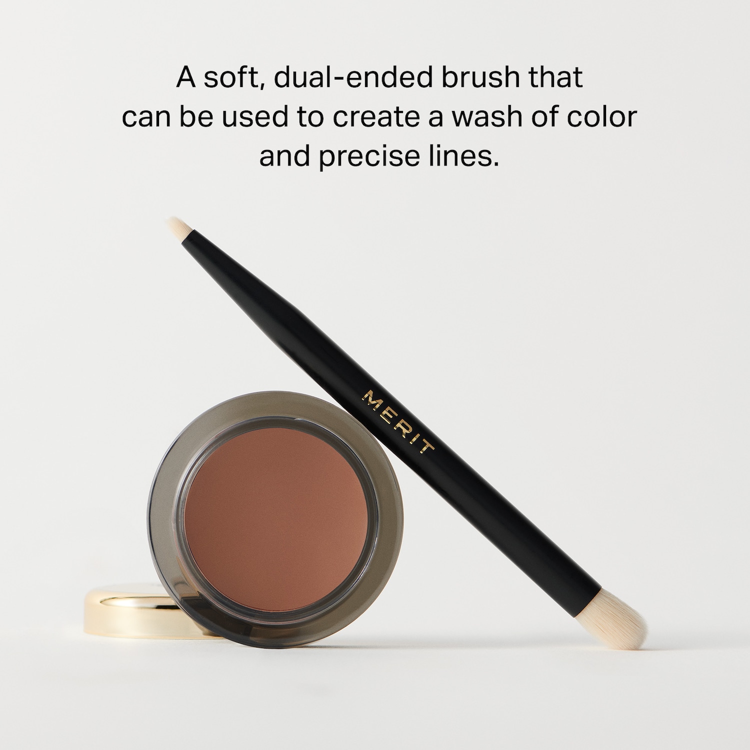 Двусторонняя кисть для теней Merit Brush No. 2 — фото 3