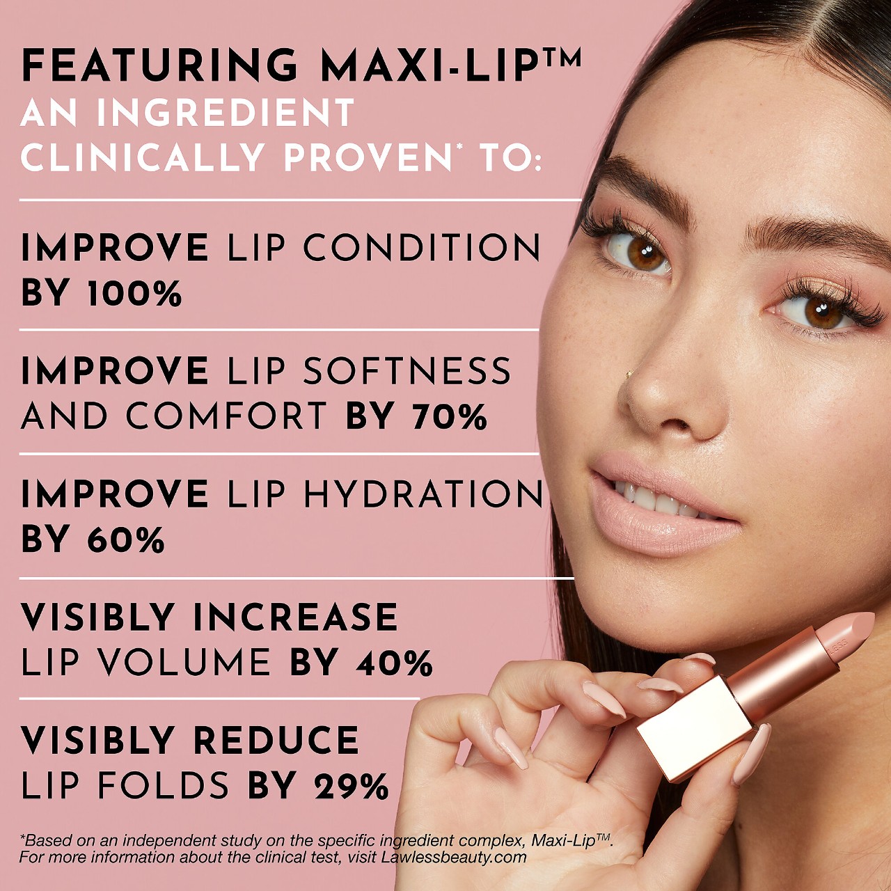 Forget the Filler Lip-Plumping Line-Smoothing Satin Cream Lipstick