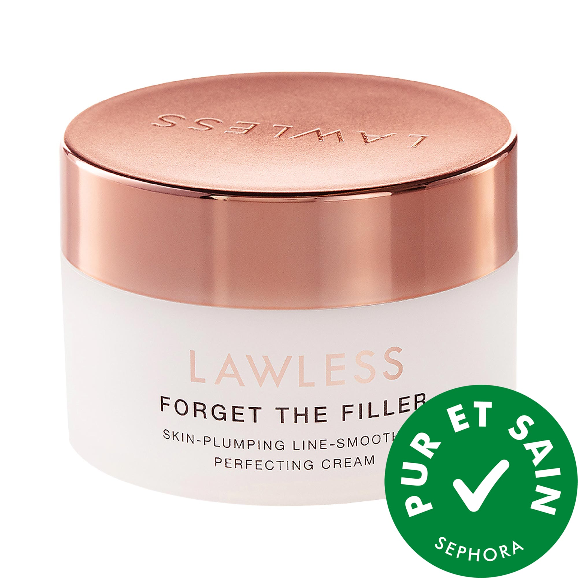 LAWLESS Hydratant et base de maquillage repulpante et lissante pour la peau de Forget the Filler 1.7 oz / 50 g