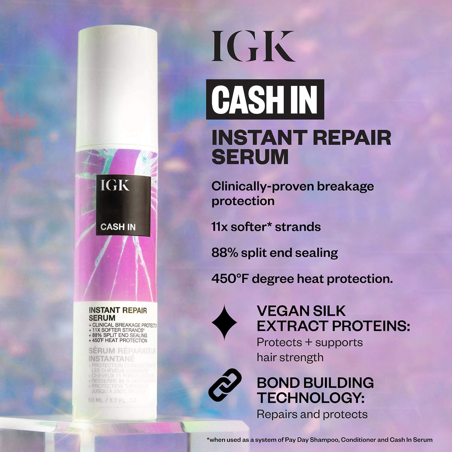 IGK Cash In Hair Serum - Thumbnail 4