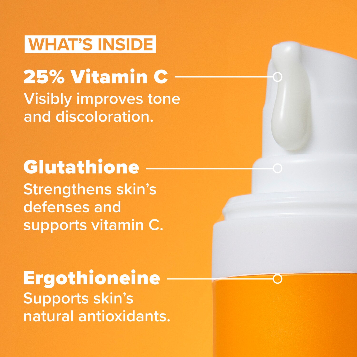 InstaSkincare Vitamin C Serum For Face & Eyes – 8 Oz Brightening Treatment For Dark Spots