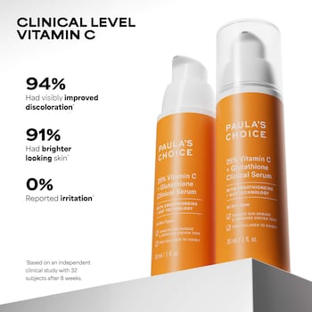 paula's choice vitamin c glutathione review Paula's Choice 25% Vitamin C + Glutathione Clinical Serum 30ml