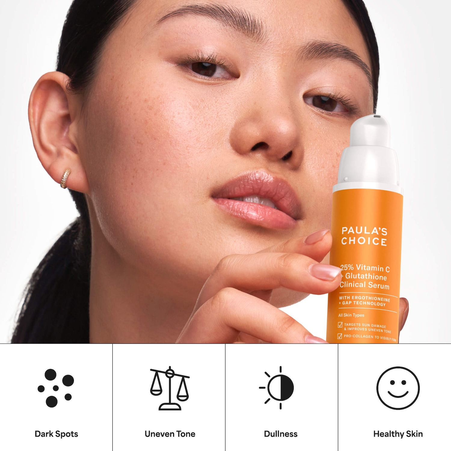 25% Vitamin C + Glutathione Clinical Serum for Brightening & Dark