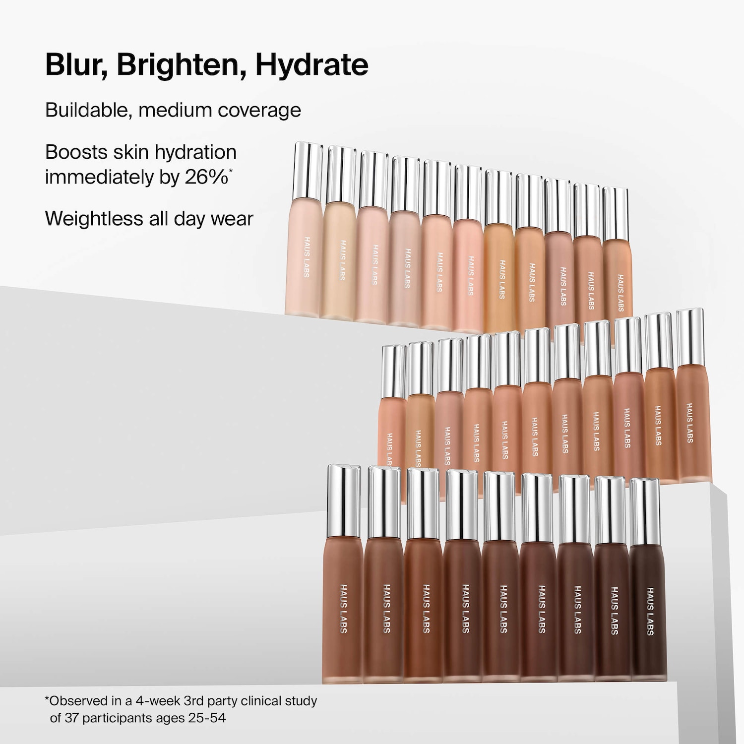 HAUS LABS トリプローン サインテ ック ファンデーション 070 Medium Coverage Lightweight Liquid Foundation | Hauslabs.com