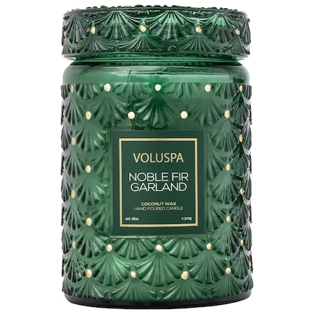 Noble Fir Garland Glass Jar Candle 18 oz / 510 g 1 wick candle